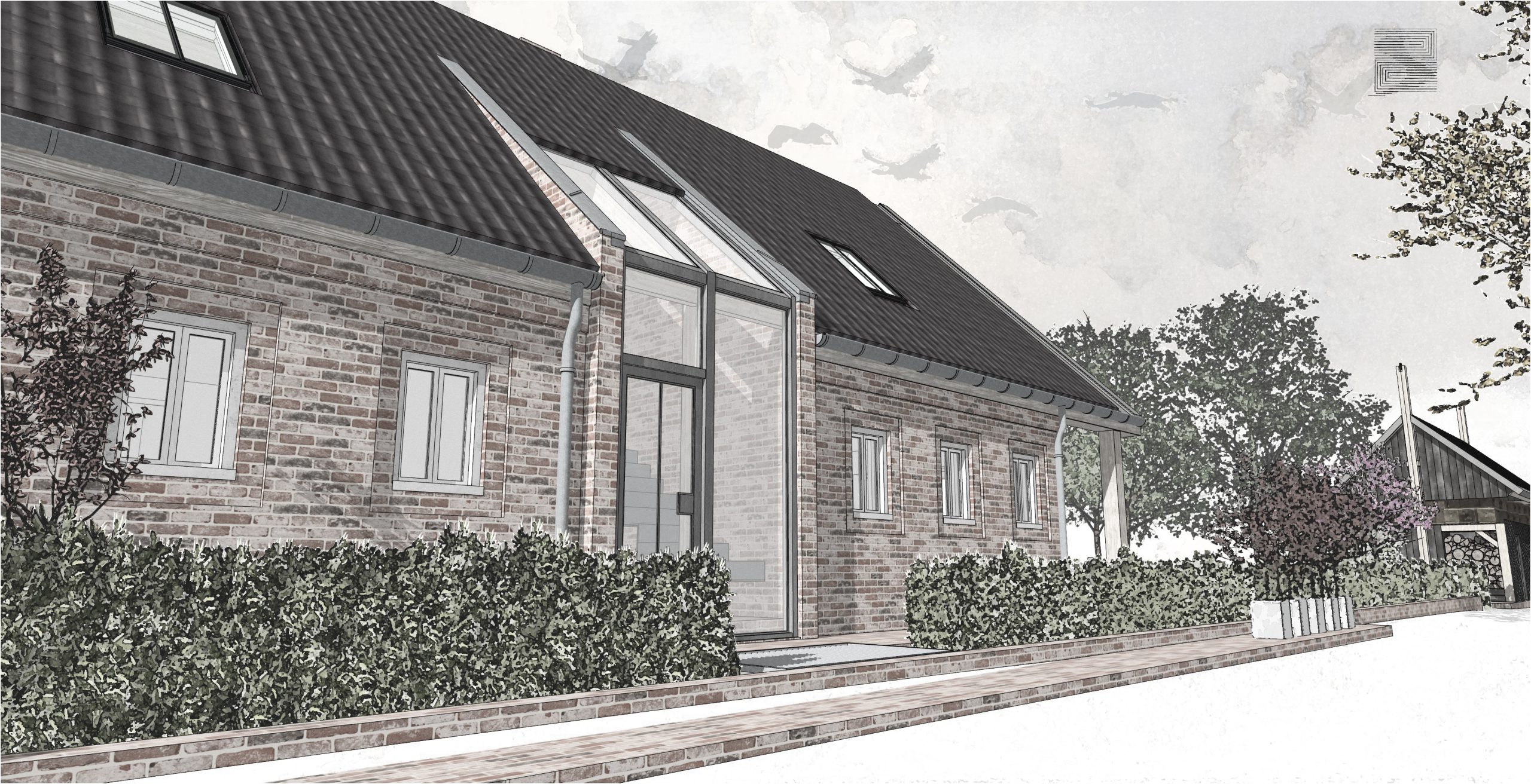 Langhuisboerderij te Eemnes Perspectief 3
