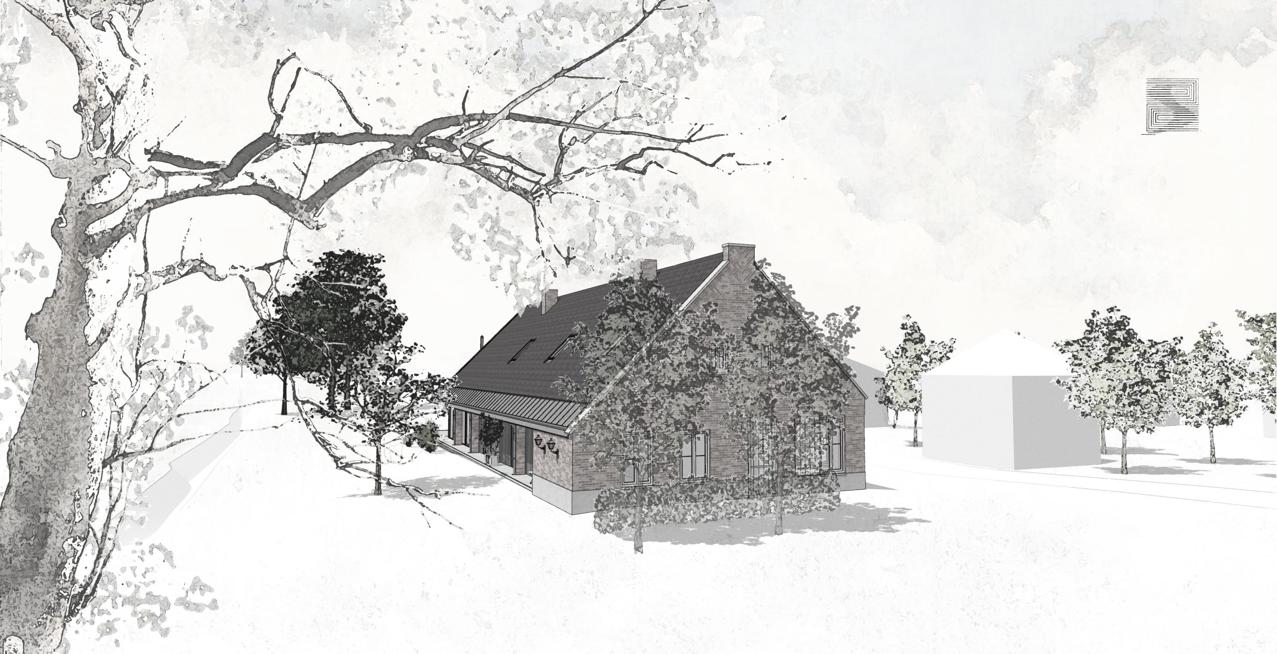 Langhuisboerderij te Eemnes Perspectief 5